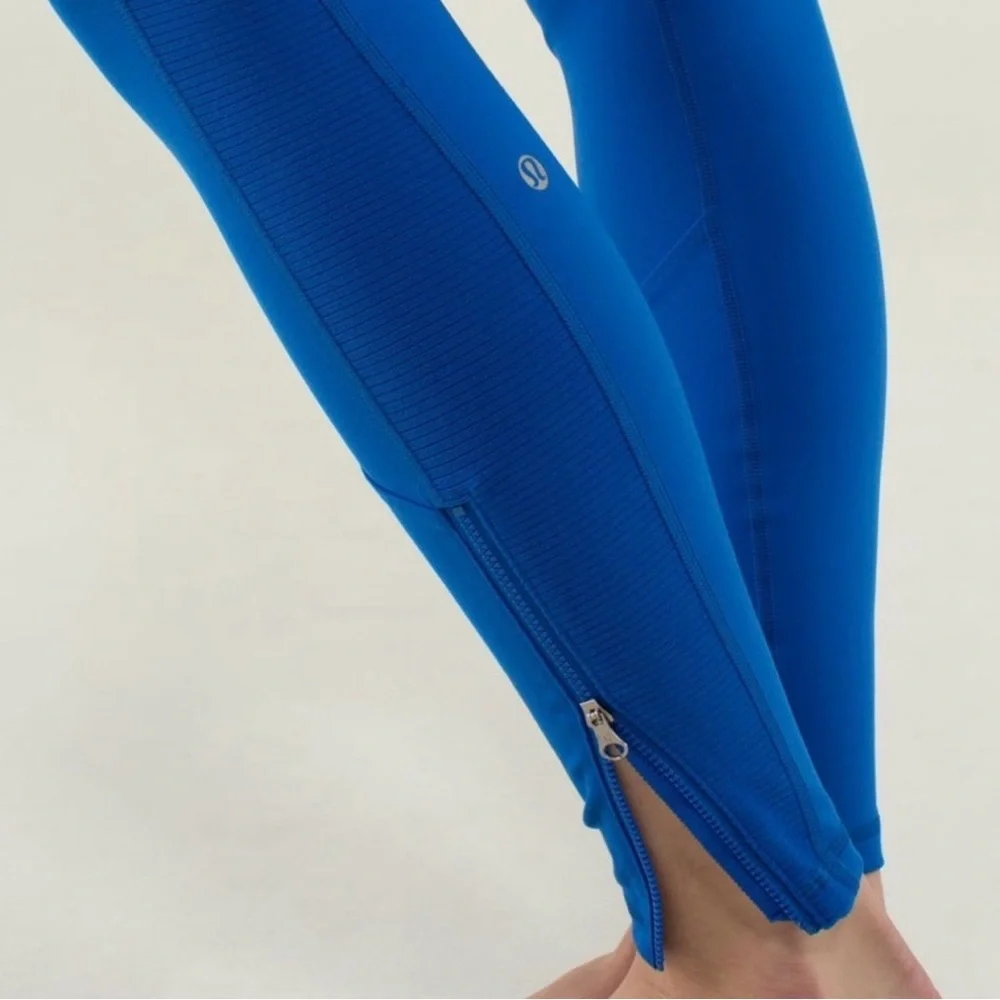 Lululemon Patience Pant Full-On Luon Baroque Blue RARE size: 6